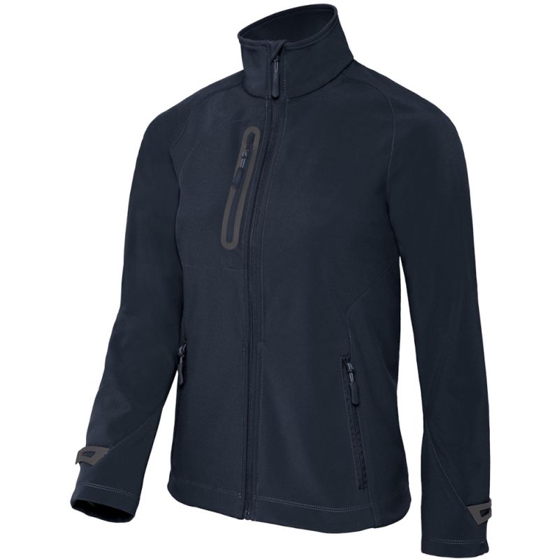 Veste Softshell femme manches raglan 3 épaisseurs haute performance, 300 g/m²