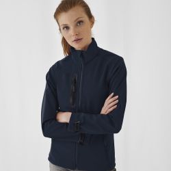 Veste Softshell femme manches raglan 3 épaisseurs haute performance, 300 g/m²