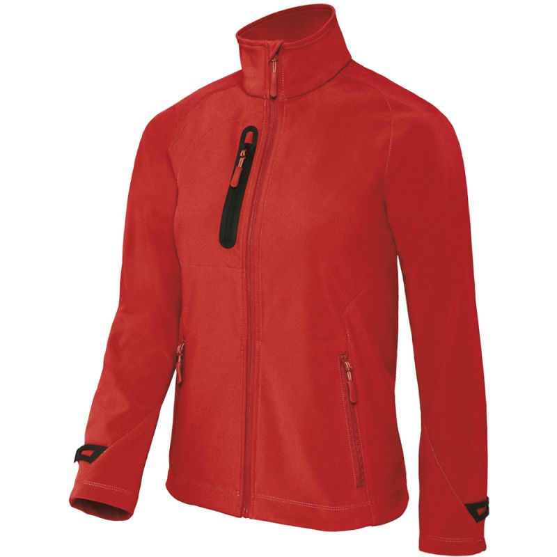 Veste Softshell femme manches raglan 3 épaisseurs haute performance, 300 g/m²