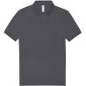 Polo homme manches courtes maille piquée en coton Optimium pré-rétréci, 210 g/m²
