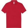 Polo homme manches courtes maille piquée en coton Optimium pré-rétréci, 210 g/m²