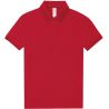 Polo femme manches courtes maille piquée en coton Optimium pré-rétréci, 210 g/m²