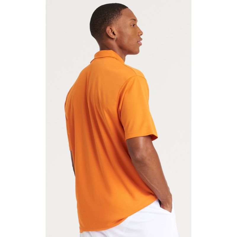 Polo respirant en polyester Neoteric respirant, matière légère texturée, 140 g/m²