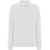 Polo en coton piqué à manches longues, bande de propreté renforcé, 200 g/m²