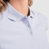 Polo femme en coton piqué manches courtes avec bande de propreté renforcée, 200 g/m²