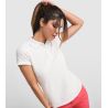 Polo femme manches courtes coupe ajustée en coton biologique certifié OCS, 210 g/m²