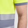 Polo manches courtes haute visibilité mélangé confortable en polyester et coton, 170 g/m²