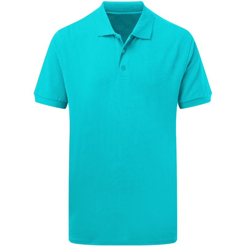 Polo homme en coton piqué ringspun coupe classique, 180 g/m²