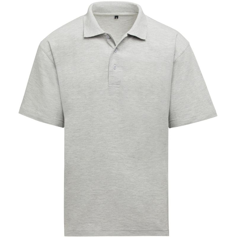 Polo unisexe en coton et polyester confortable et élégant, 180 g/m²