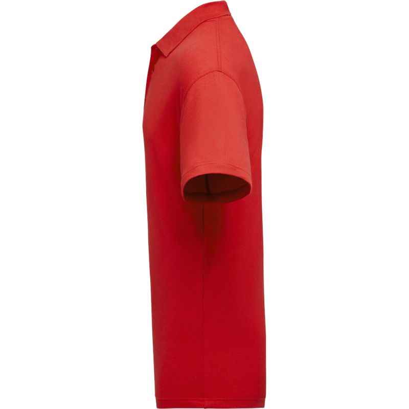 Polo unisexe en coton et polyester confortable et élégant, 180 g/m²