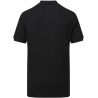 Polo homme en polyester et coton piqué, col 2 boutons unis, 215 g/m²
