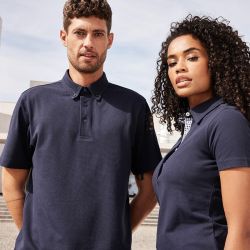 Polo homme fashion en coton fin piqué classique, 195 g/m²