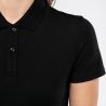 Polo femme Supima manches courtes de qualité supérieure, coupe droite, 230 g/m²