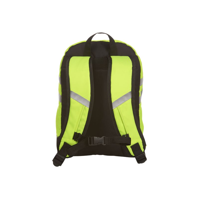 Sac à dos haute-visibilité avec compartiments pratiques, ouverture pour les écouteurs