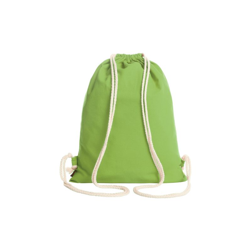 Sac à dos léger en coton avec cordon de serrage, 170 g/m²