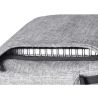 Sacoche pour ordinateur portable en polyester 600D, compartiment jusqu'à 15,6 pouces