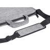Sacoche pour ordinateur portable en polyester 600D, compartiment jusqu'à 15,6 pouces