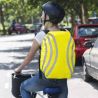 Housse de sac à dos réfléchissante imperméable haute visibilité avec cordon élastique