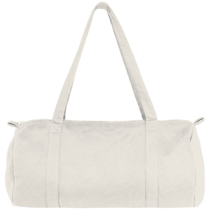 Sac polochon en molleton écoresponsable doublé avec poche intérieure, 350 g/m²