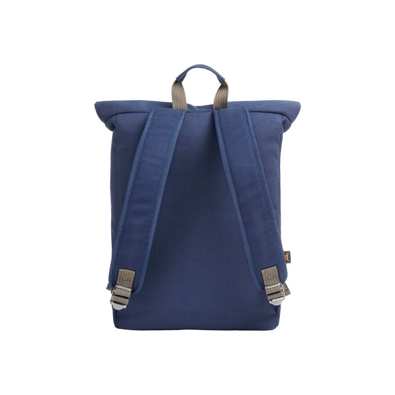 Sac à dos coton, grand compartiment zippé, poches intérieures, 450 g/m²