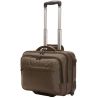 Sac professionnel bandoulière sur trolley roulettes, compartiments pratiques
