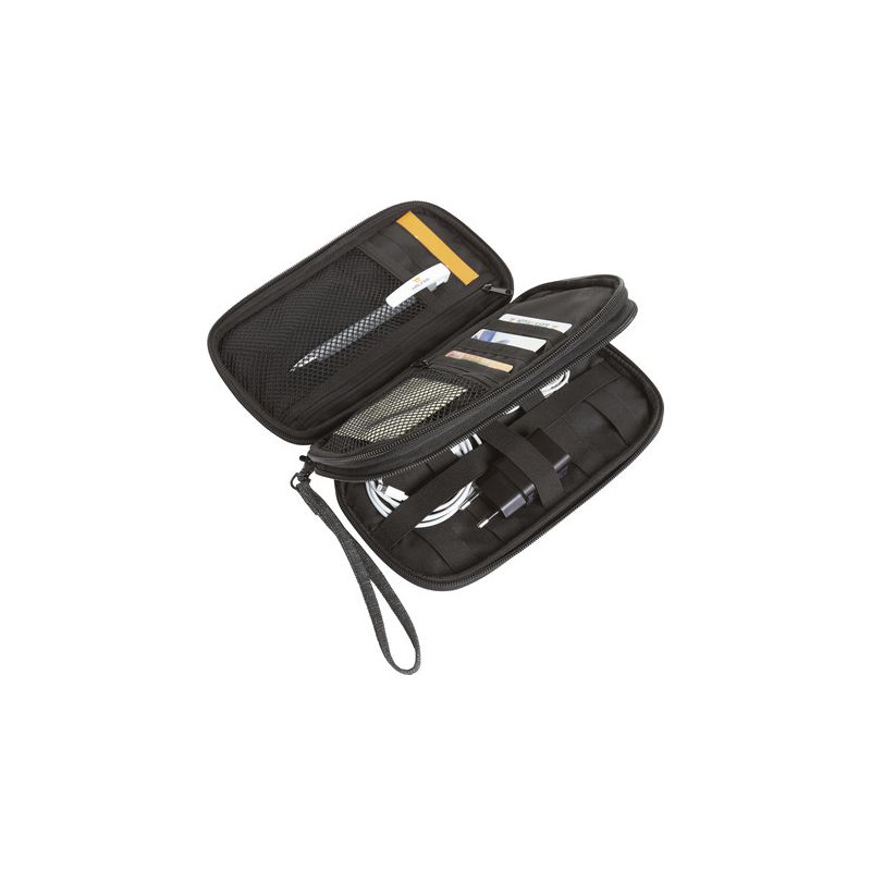 Dossier organisateur, deux compartiments principaux zippés, diverses poches