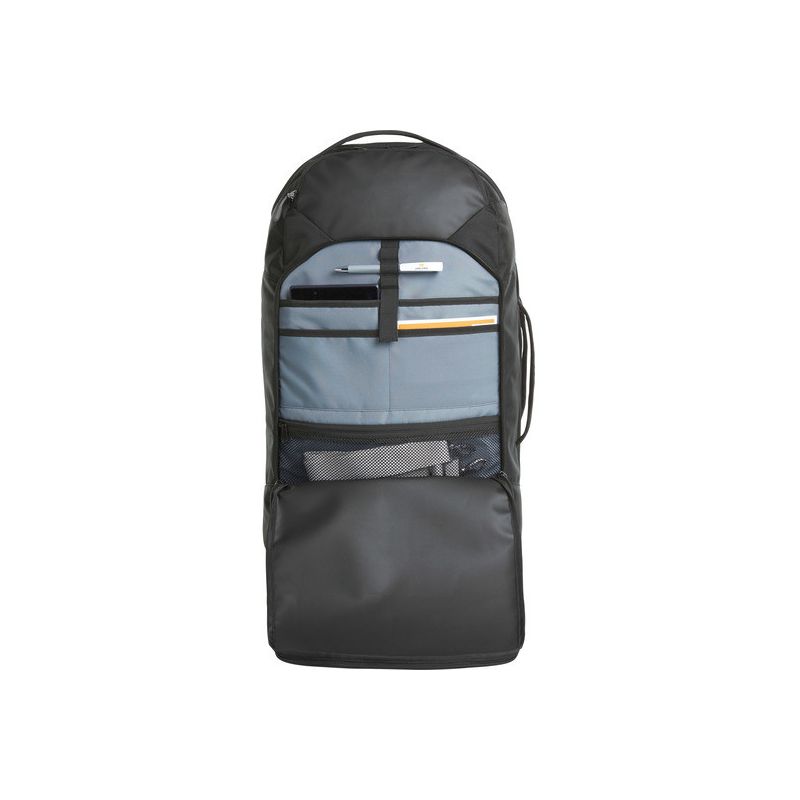 Valise à roulettes sophistiquée avec bordure réfléchissante, 56 litres