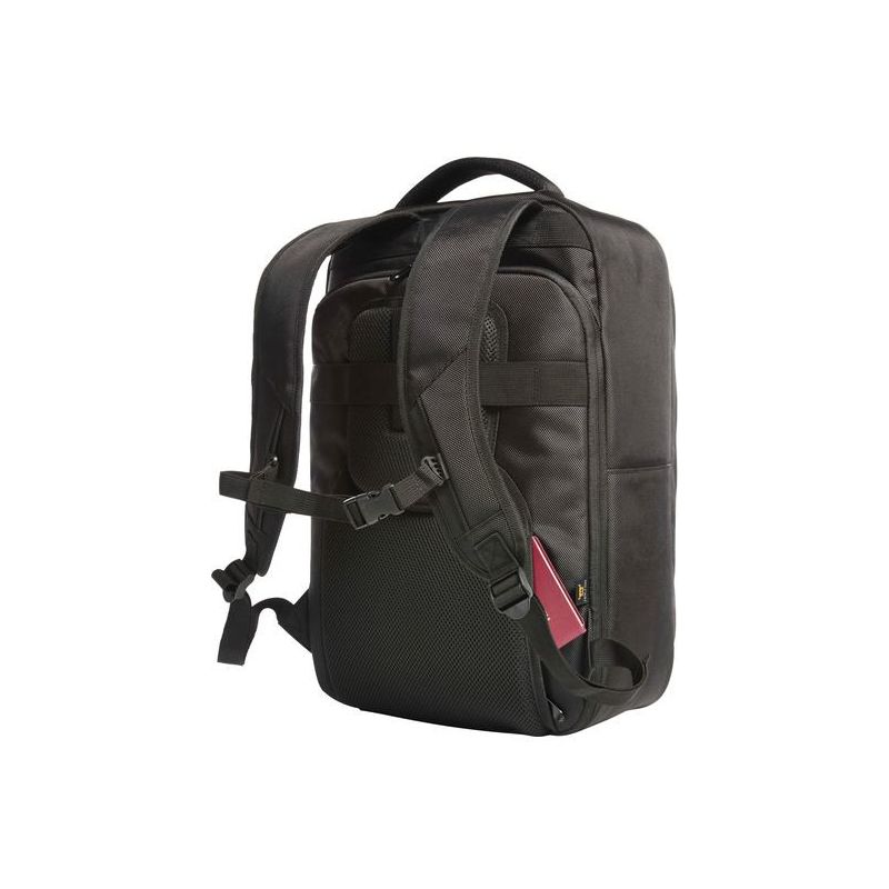 Sac à dos d'affaires rembourré avec fermeture latérale multi-poches, 24 litres