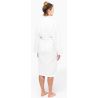 Peignoir Kimono en coton nid d'abeille avec 2 poches, 220 g/m²