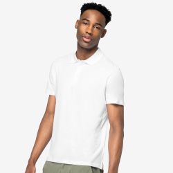 Polo en coton biologique doux, écologique et éthique NO LABEL, 155 g/m²