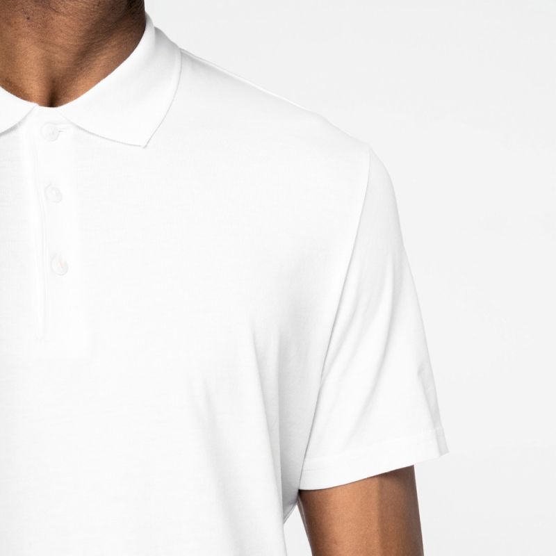 Polo en coton biologique doux, écologique et éthique NO LABEL, 155 g/m²