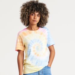 Tee-shirt unisexe tie-dye coton, coupe moderne, 140 g/m²