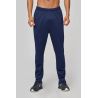 Pantalon d'entraînement Premium unisexe polyester, coupe droite, poches zippées, 245 g/m²