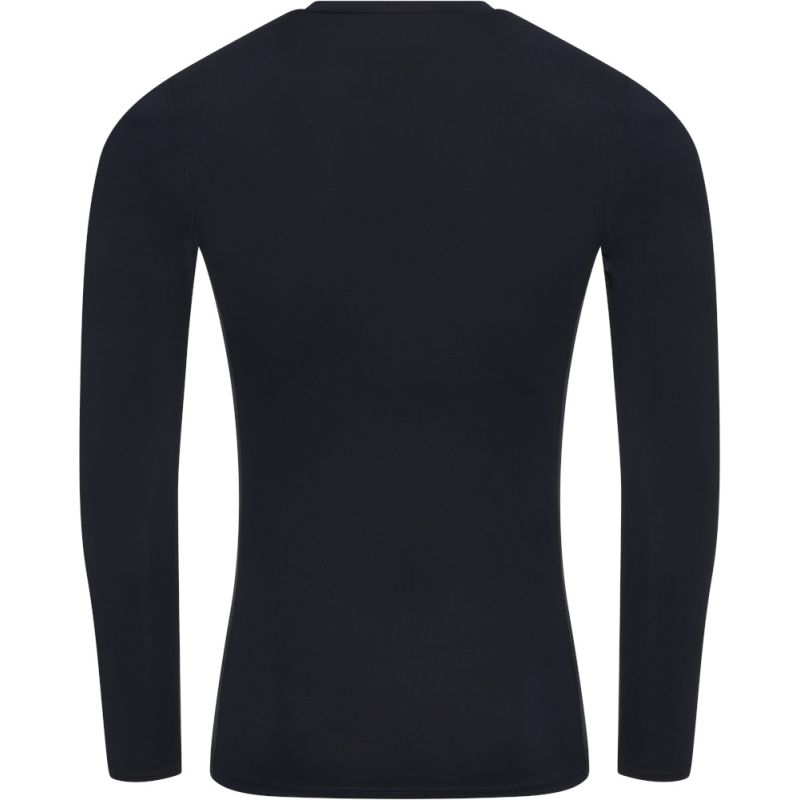 T-shirt de sport manches longues en polyester recyclé, coupe slim et ergonomique, 160 g/m²