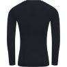 T-shirt de sport manches longues en polyester recyclé, coupe slim et ergonomique, 160 g/m²