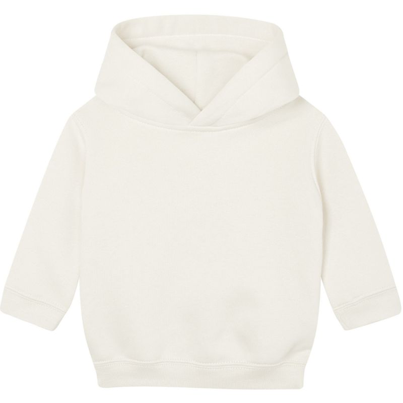 Sweat à capuche bébé en coton bio et polyester recyclé, 280 g/m²