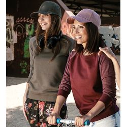Sweat-shirt femme manches raglan en coton ringspun, coupe classique, 300 g/m²