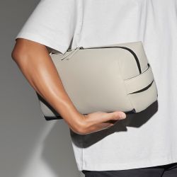 Sac à chaussures-accessoires déperlant, compartiment principal zippé