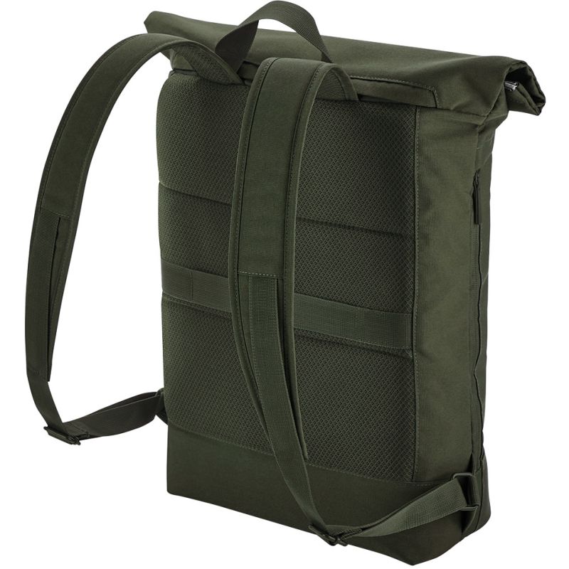 Sac à dos déperlant, fermeture à enroulement et magnétique idéal pour ordinateur, 15 litres