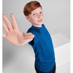 T-shirt technique enfant polyester manches courtes raglan, 135 g/m²