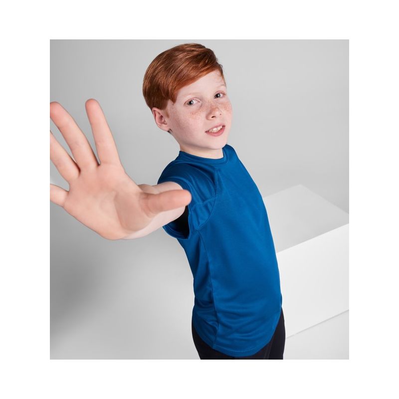 T-shirt technique enfant polyester manches courtes raglan, 135 g/m²