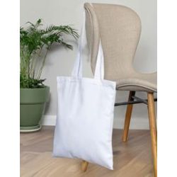 Sac de transport anses longues en polyester sublimable, 240 g/m²