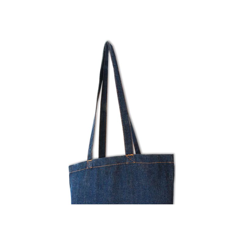 Sac en jean avec poignées longues renforcées, 300 g/m²
