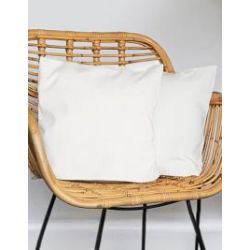 Housse de coussin en polyester tissage sergé, 240 g/m²