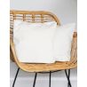 Housse de coussin en polyester tissage sergé, 240 g/m²