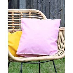 Housse de coussin en coton et polyester, grand choix de couleurs, 200 g/m²