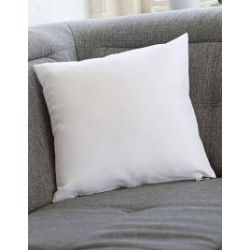 Housse de coussin en polyester sublimable avec fermeture zippée, 130 g/m²