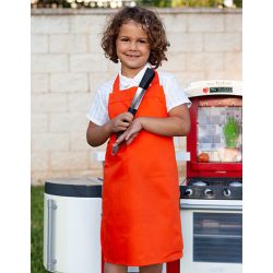 Tablier de barbecue enfant en polyester et coton, 240 g/m²