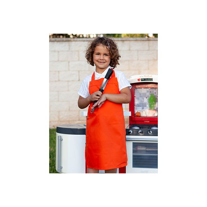 Tablier de barbecue enfant en polyester et coton, 240 g/m²