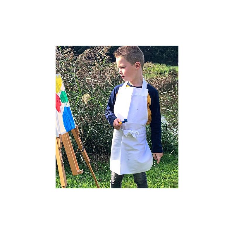 Tablier de barbecue enfant en polyester, 240 g/m²